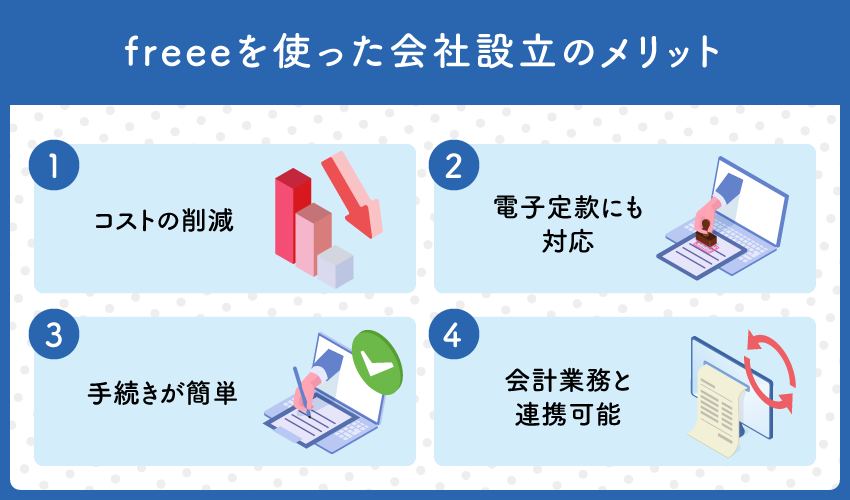 freeeを使った会社設立のメリット