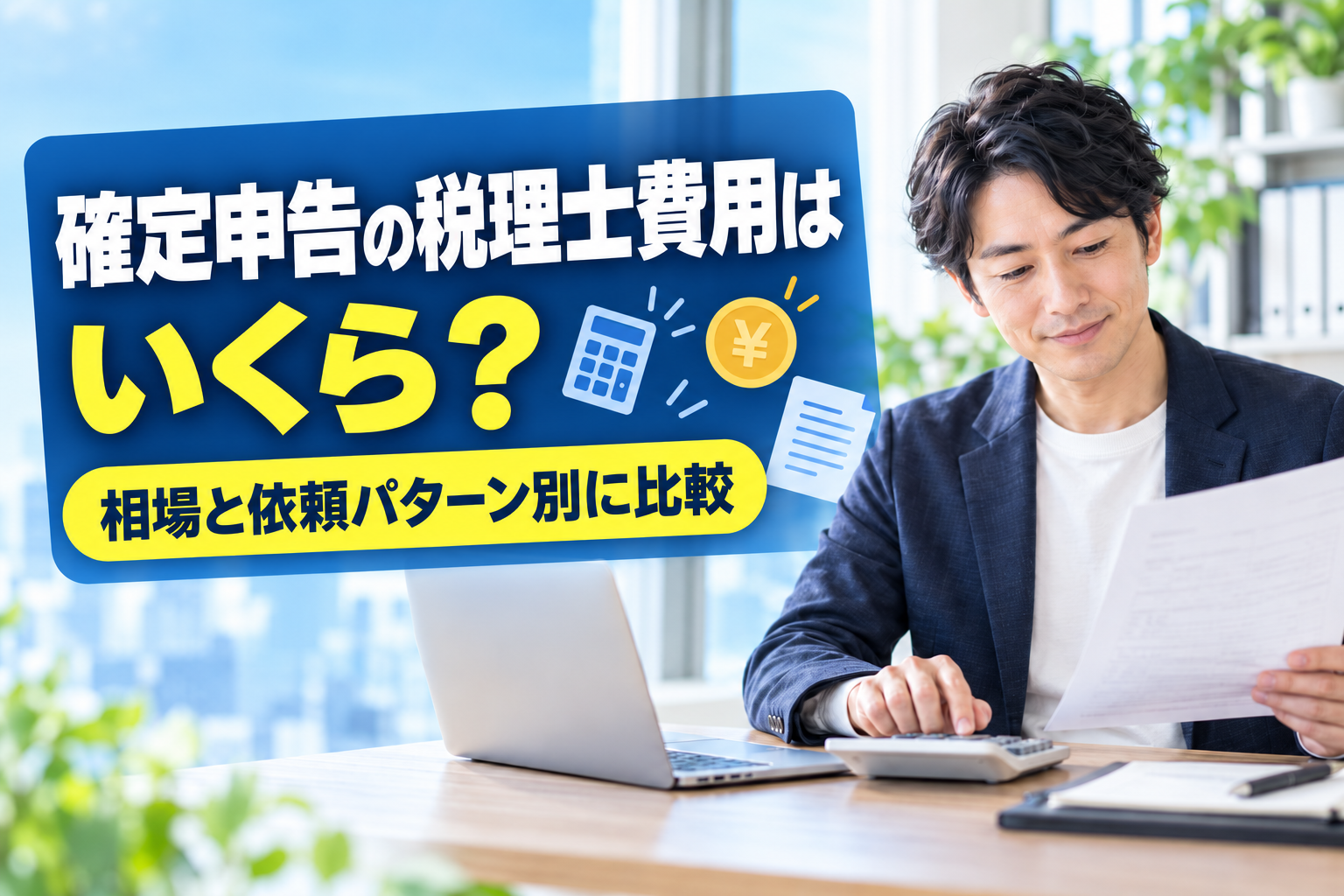 確定申告を税理士に依頼する費用はいくら？相場と依頼パターン別の比較